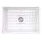 Nantucket Sinks 27 Inch Farmhouse Fireclay Sink with Drain and Grid T-FCFS27 - alternate 7